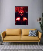 The Weeknd After Hours Neon Glow Wall Poster - Image 2